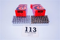 100RNDS OF M&D 357 MAGNUM 125GR JHP