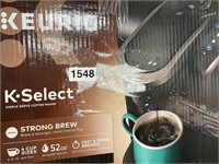 KEURIG K SELECT COFFE MAKER RETAIL $140