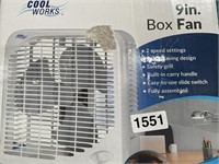 COOL WORKS BOX FAN