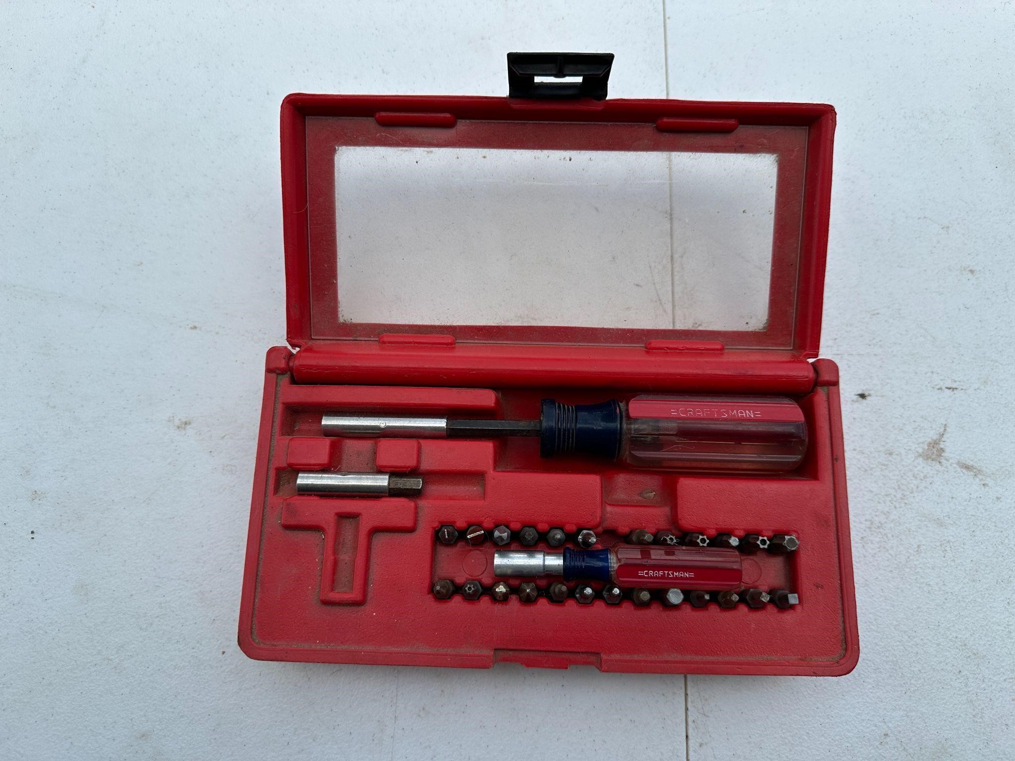 Craftsman Screwdriver Set W/ Hard Plastic Case