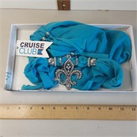 Cruise line shoulder shawl