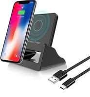 ($24) Wireless Charger,COHOLL Qi Certified