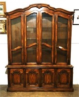 Drexel Lighted China Cabinet with