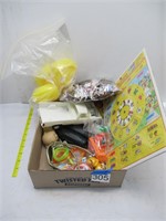 educational items and mixed toys