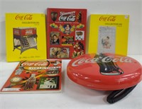 (I) Lot of Various Coca-Cola Books and Phone.
