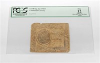 SEPT 26, 1778 $7 CONTINENTAL CURRENCY - PCGS F12