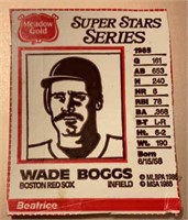 Meadow Gold Dairy WADE BOGGS Milk Carton Card