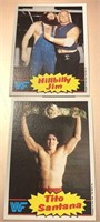 1985 Topps WWF Hillbilly Jim / Tito Santana