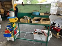 Steel Workbench with Backboard & Work Shelf