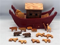 Small wooden Noah’s ark (door needs attached)