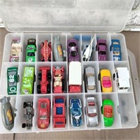 ASSORTED HOT WHEELS IN CARRY CASE