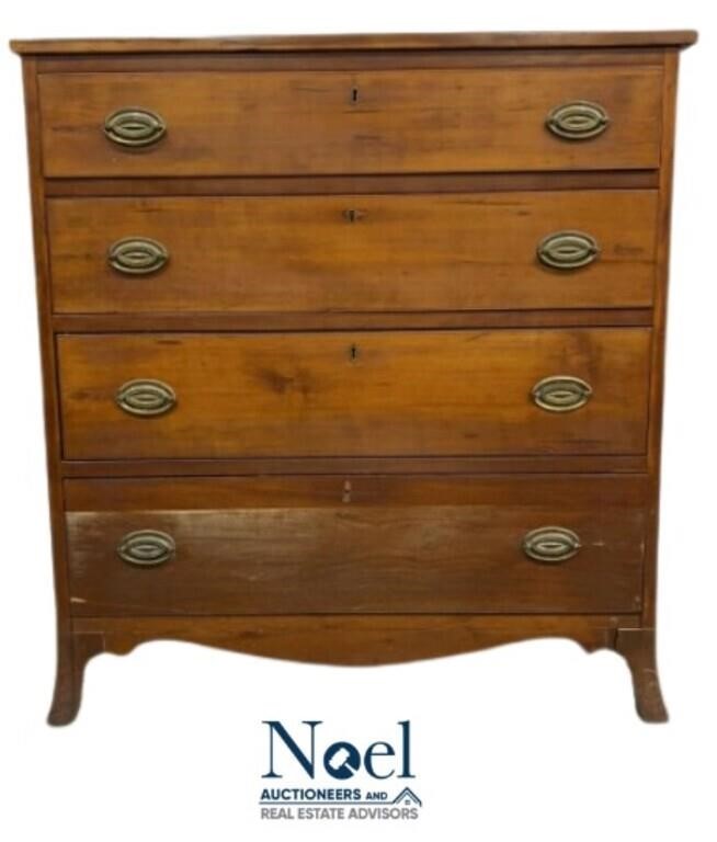 Kentucky Cherry Heppelwhite Chest ca. 1830