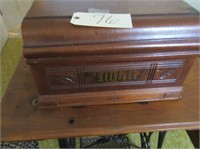 white treadle sewing cabinet
