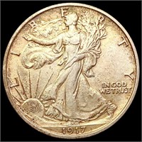 1917 Walking Liberty Half Dollar CLOSELY