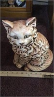 12 inch tall ceramic cat