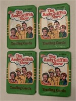 (4) Unopened Packs Andy Griffith Trading Cards