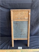 Antique Glass Washboard