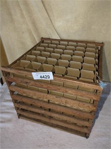 Antique 12 dozen Egg Crate- early 1900's approx