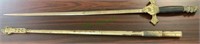 Antique Knights of Columbus presentation sword,