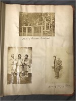 Early Japanese Photo Album with AINU Tribe Image