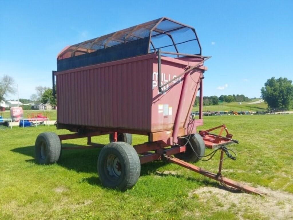 Miller Pro 8015 Hyd dump wagon, 445/65R 22.5 tires