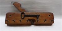 Antique Wood Plane Key Holder