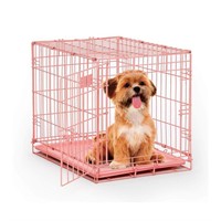 MidWest Homes for Pets Pink Dog Crate, MidWest