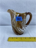 Imperial caramel cream swirl slag pitcher