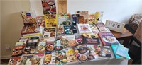 Cookbook Lot, Some Vintage, One Antique 50+ Books