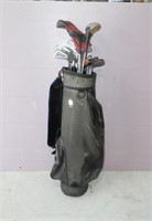 Golf Bag with Eighteen Clubs