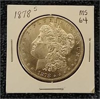1878-S silver dollar