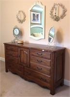 Ethan Allen Dresser and Accessories