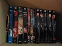Box of the TV series Buffy* & Angel DVD's