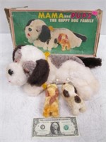 Vintage Mama & Pups The Happy Dog Family