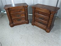 (2) VIntage Bedside Drawer Set