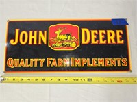 John Deere Porcelin Sign