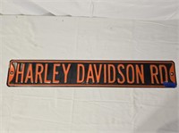 Metal Harley Davidson Street Sign