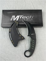 New M-Tech FullTang Green Karambit w/ Sheath