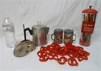 Vintage Aluminum Coffee Pot & Kitchen Items