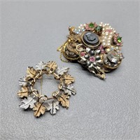 Pair of Brooches w/ Sara Coventry