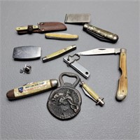Lot of Vintage Pocketknives w/ Queen Steel