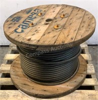 Spool Of 3/4" Braided Steel Cable