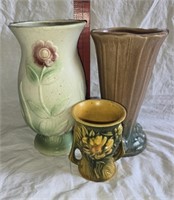 Vases & Vintage Roseville Pottery