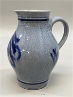 Westerwalder Handgermalt Blue Pottery Pitcher VTG
