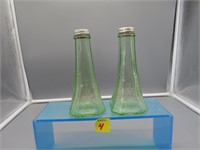 Uranium Glass - Salt and Pepper Shakers