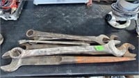 GROUP OF LARGE WRENCHES
