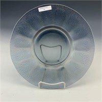 Imperial Smoke Stretch Glass Chop Plate
