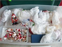 LARGE TOTE FULL OF BEAUTIFUL CHRISTMAS ORNAMENTS