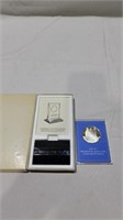 Cased silver 1977 presidential proof coin