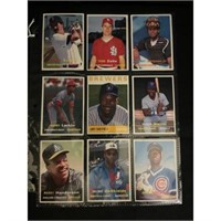 (12) Scd Hand Cut Baseball Cards